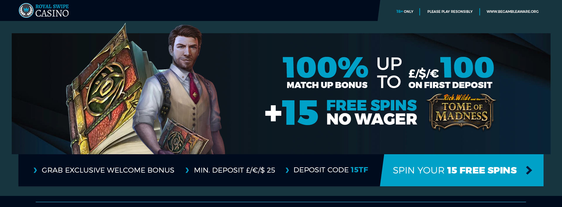 Promotion 100% + 15FS