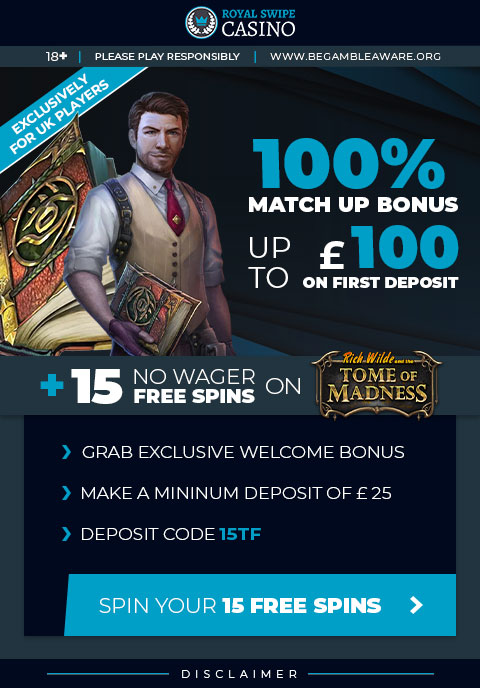 Promotion 100% + 15FS | UK